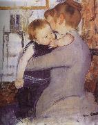 Mary Cassatt Mother and son Sweden oil painting artist